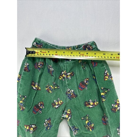 Vintage Boys Corduroy Pants Toddler 3T Blue Red Green Lot 80s 90s Hand Made - Picture 12 of 14